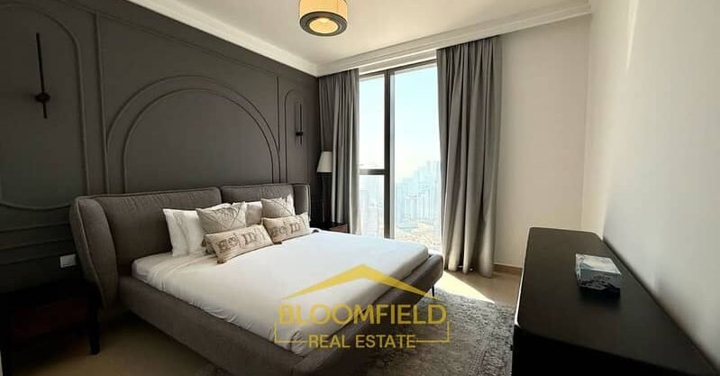Fully Furnished – 3 Br – Modern and Elegant Unit with Burj Khalifa View